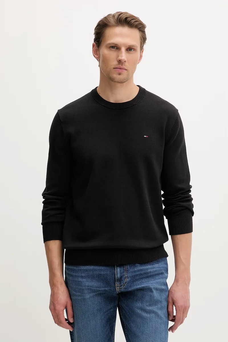 Tommy Jeans πουλόβερ ανδρικό βαμβακερό