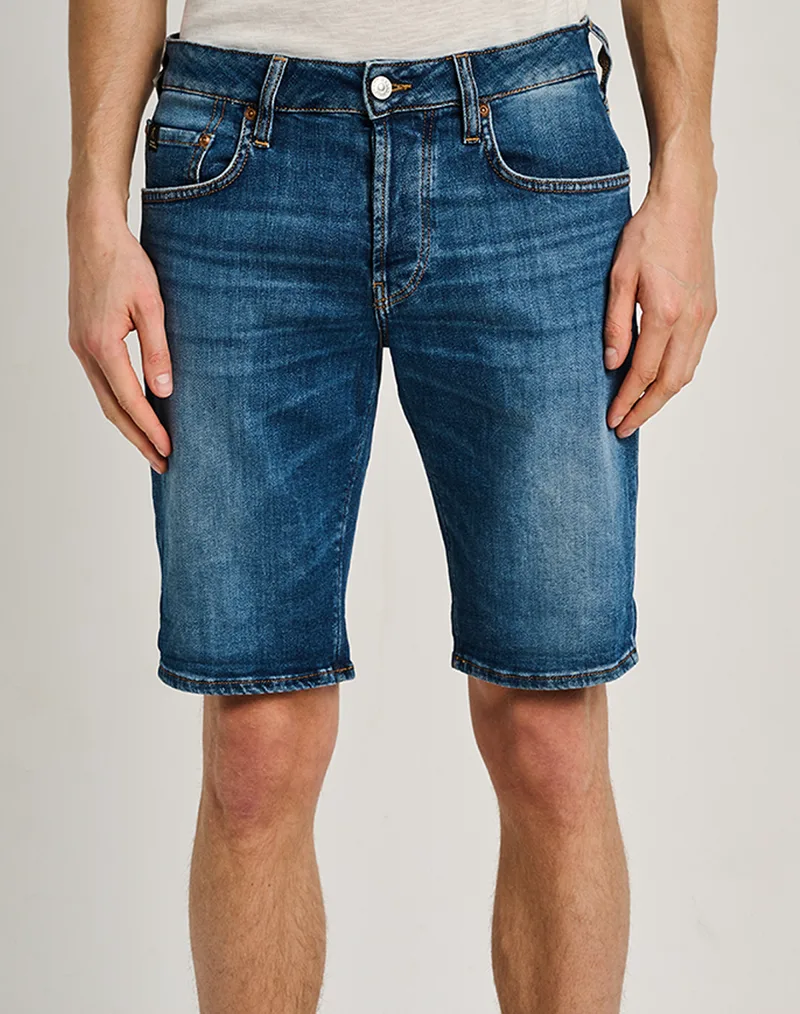 STAFF Paolo Man Short Pant 98%CO 2%EA 5-890.056.B2.055-.00 DenimBlue