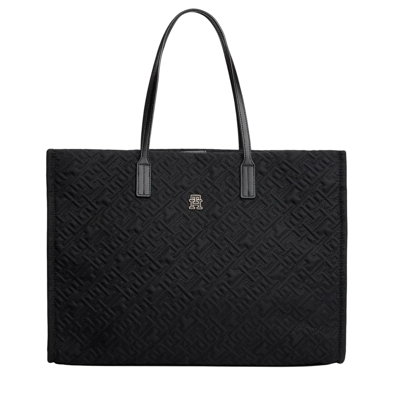 Γυναικεία City Tote Τσάντα Μαύρη Tommy Hilfiger AW0AW18163-BDS