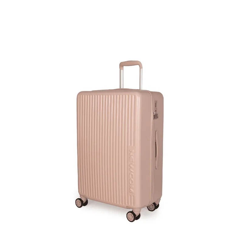 Βαλίτσα καμπίνας σκληρή Newcom N1490 (ABS+PC) 55x22x38 cm ροζ