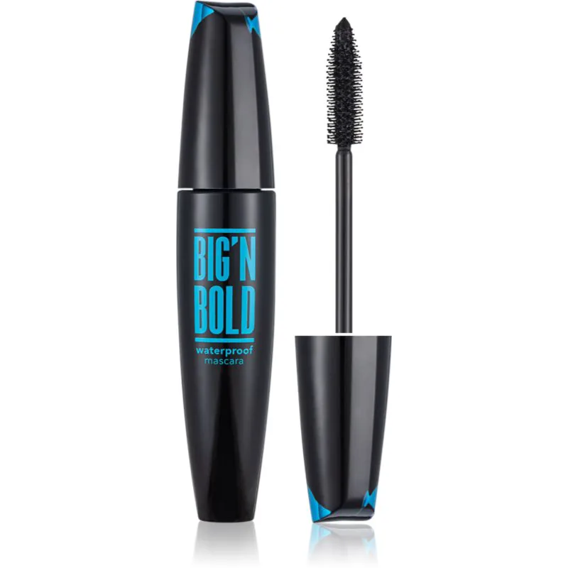 flormar Big'n Bold Waterproof αδιάβροχη μάσκαρα για επιμήκυνση των βλεφαρίδων 15 ml