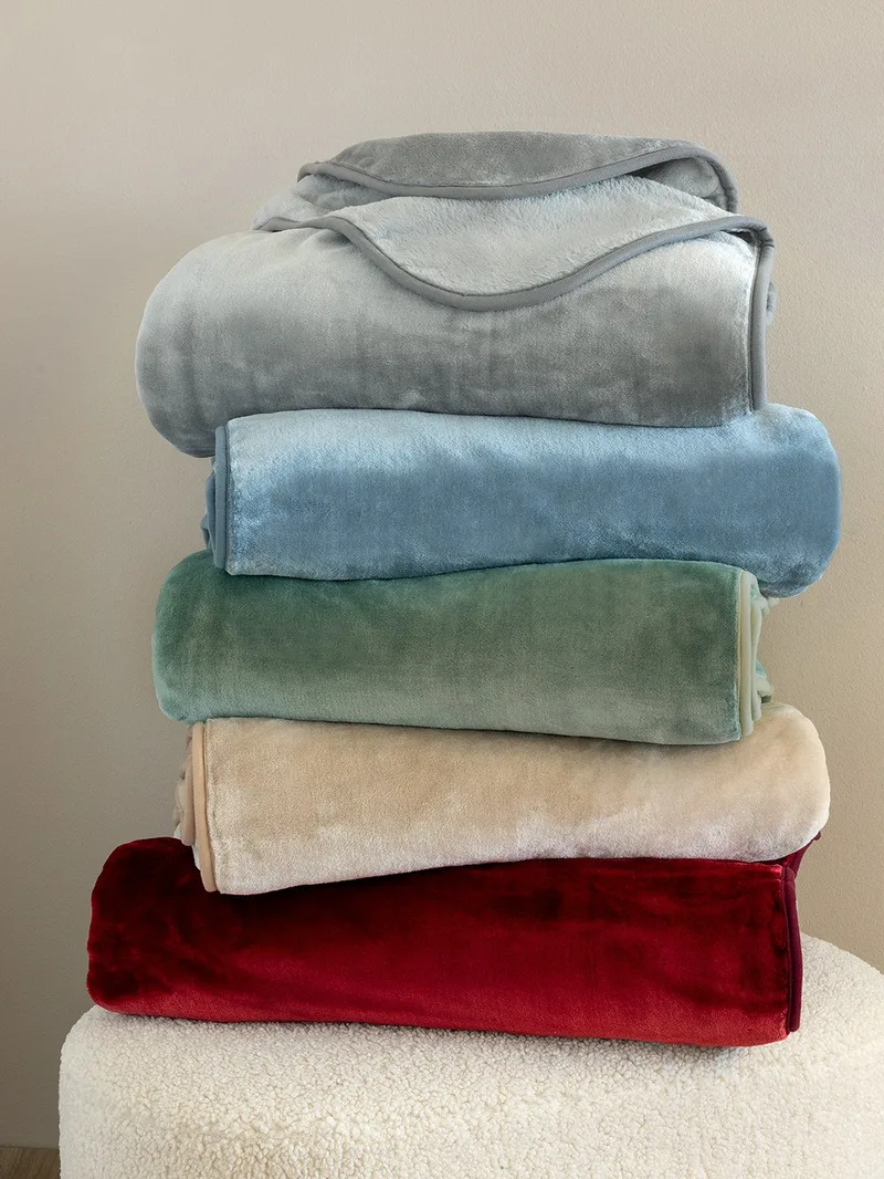 Κουβέρτα Βελουτέ Μονή Palamaiki 160x220 DREAM VELOUR/3 OLIVE