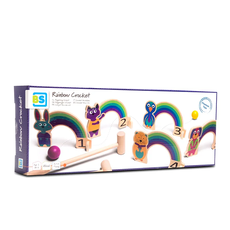 Rainbow Croquet-Κροκέ Bs Toys GA383 - Bs Toys - GA383