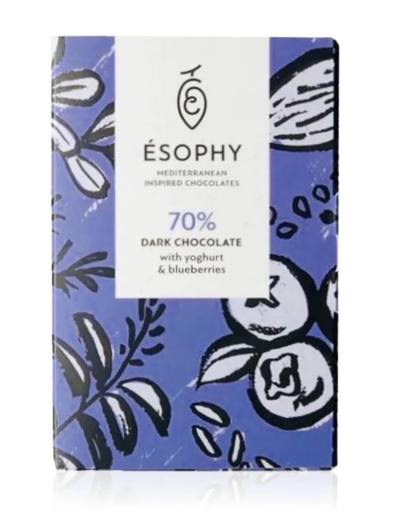 Σοκολάτα υγείας με γιαούρτι & blueberries "Ésophy" 50g>