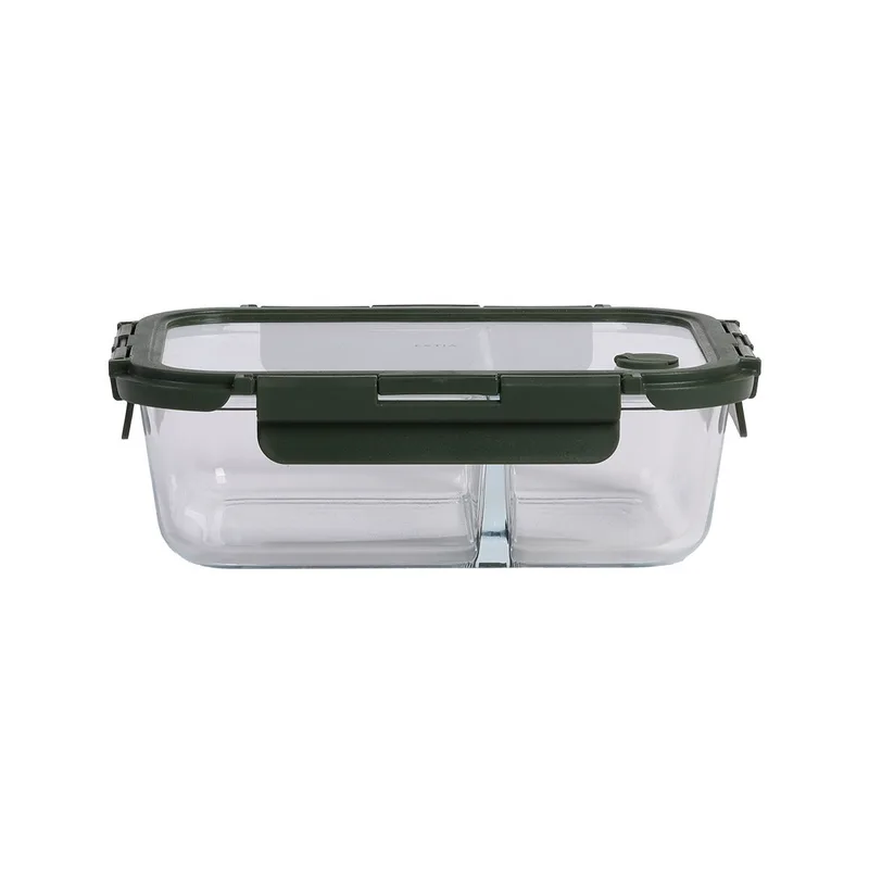 ESTIA ΦΑΓΗΤΟΔΟΧΕΙΟ CLICK&SEAL 2 ΘΕΣΕΩΝ ΜΕ ΑΕΡΑΓΩΓΟ 1460ml OLIVE