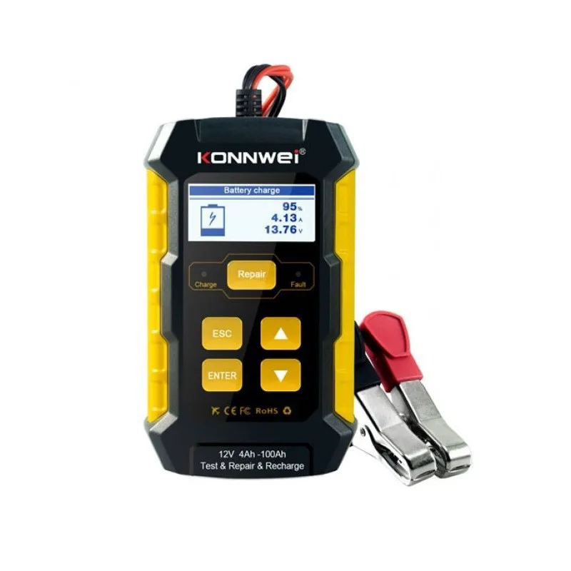 Ελεγκτής Μπαταριών Αυτοκινήτου 12V Konnwei KW510