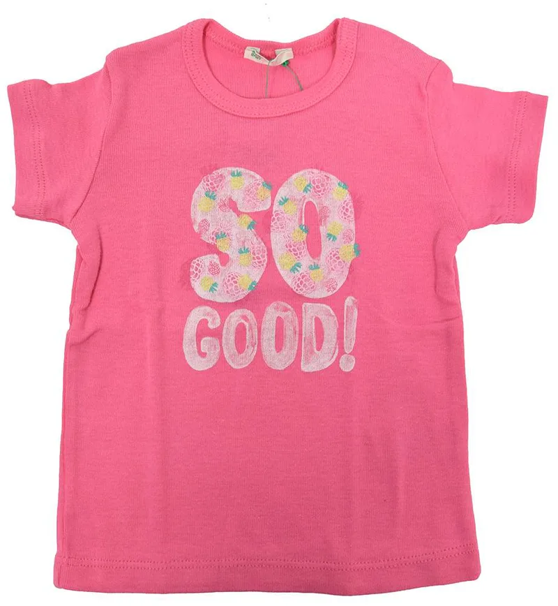 T-SHIRT BENETTON FUZIONE BABY ΡΟΖ (68 CM)-(6-9 ΜΗΝΩΝ)