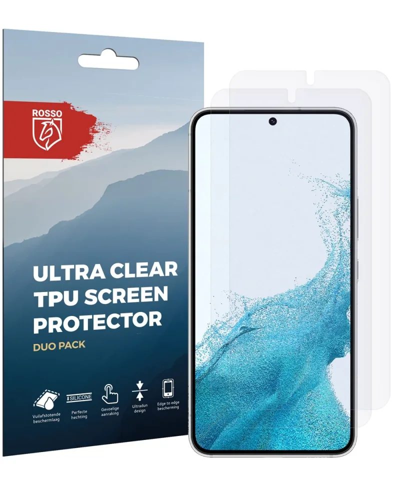 Κόκκινο Ultra Clear Screen Protector - Μεμβράνη Προστασίας Οθόνης - Samsung Galaxy S22 5G - 2 Τεμάχια (8719246344640)