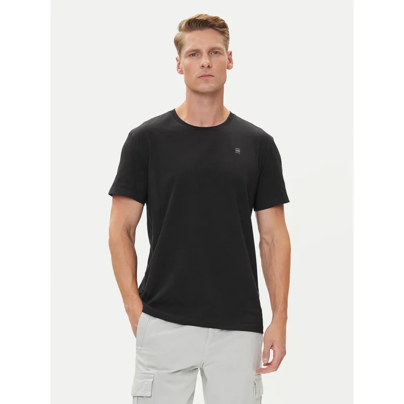 G-Star Raw T-Shirt Base-S D16411-336-6484 Μαύρο Regular Fit