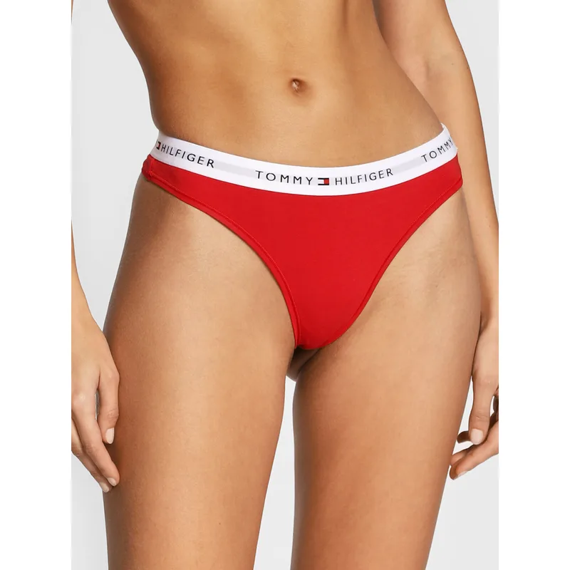 Tommy Hilfiger Στρίνγκ UW0UW03835 Κόκκινο