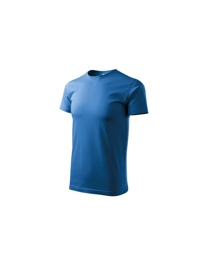 Malfini Ανδρικό Διαφημιστικό T-shirt Κοντομάνικο σε Μπλε Χρώμα MLI-13714