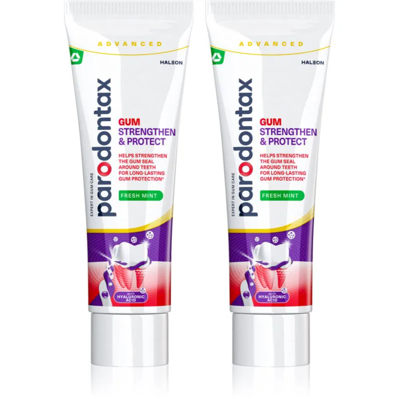 Parodontax Strengthen and Protect Fresh Mint οδοντόκρεμα 2x75 ml