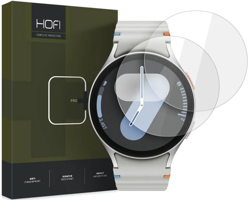 Hofi Premium Pro+ Tempered Glass - Αντιχαρακτικό Γυαλί Οθόνης - Samsung Galaxy Watch FE / 7 / 6 / 5 / 4 40mm - 2 Τεμάχια - Clear (5906302312603)