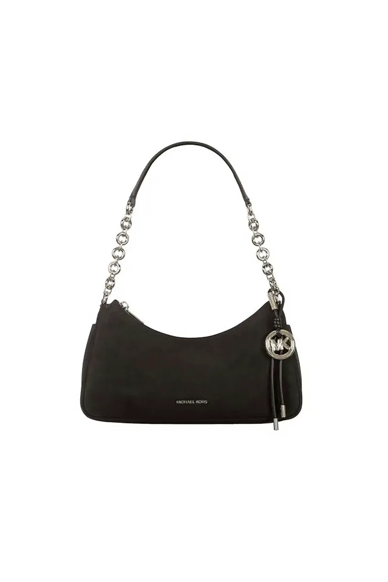 Michael Kors γυναικεία nubuck τσάντα hobo με all-over monogram "Nolita" - 32R6SY5W6L Μαύρο