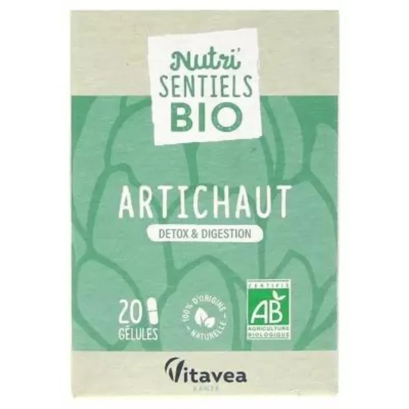 Nutri'Sentiels BIO Artichoke - Detox & Digestion 20 capsules