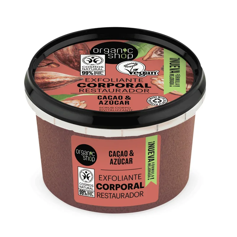 Organic Shop Cocoa Body Scrub Belgian Chocolate