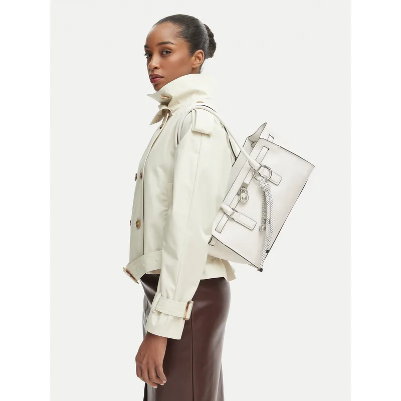 Τσάντα MICHAEL Michael Kors Hamilton Moderne 30F5SNXT0L Εκρού