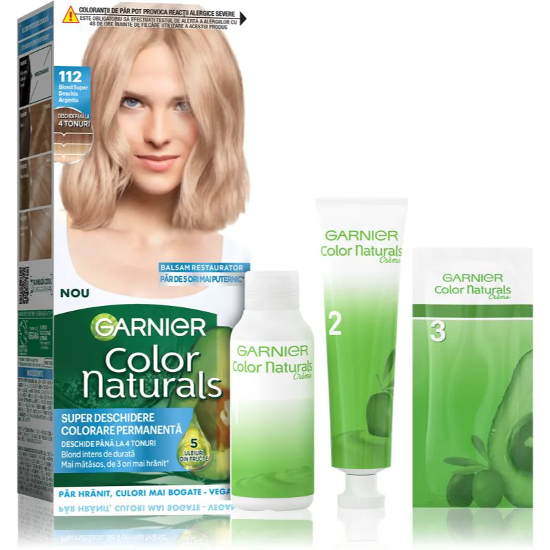 Garnier Color Naturals Creme βαφή μαλλιών απόχρωση 112 Blond Super 1 τμχ