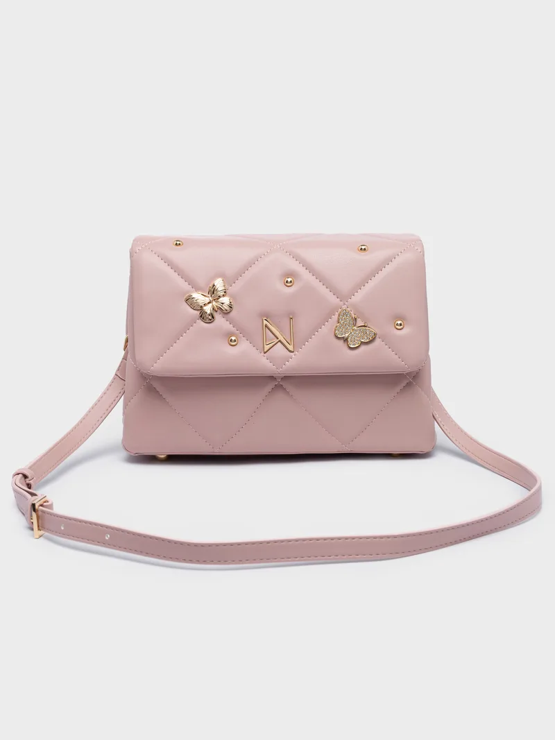 NOLAH ΓΥΝΑΙΚΕΙΑ ΤΣΑΝΤΑ MARIPOSA PASTEL PINK