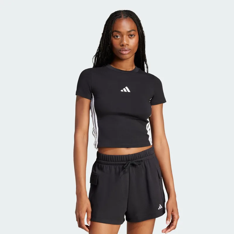 adidas Sportswear Essentials 3-Stripes Slim Baby Γυναικείο T-Shirt (9000216893_22872)