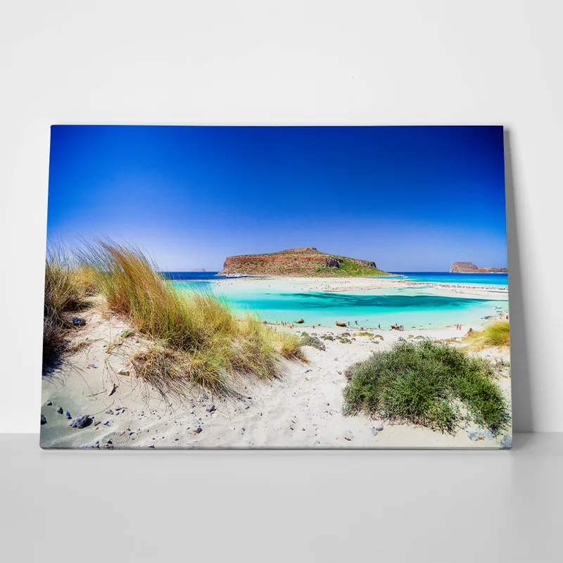 Πινακας σε καμβά BALOS LAGOON CRETE