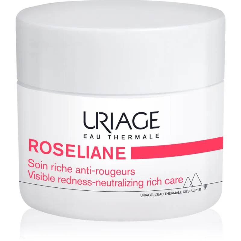 Uriage Roseliane Visible Redness-Neutralizing Rich Care καταπραϋντική κρέμα κατά της ερυθρότητας της επιδερμίδας 50 ml