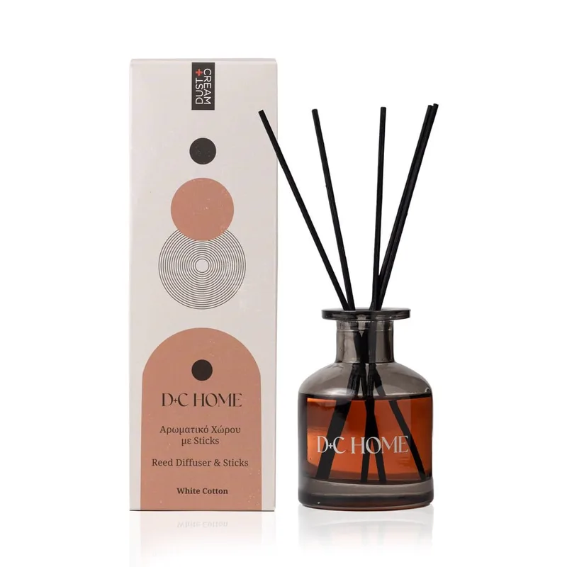 ΑΡΩΜΑΤΙΚΟ ΧΩΡΟΥ & STICKS D+C HOME WHITE COTTON 100ML