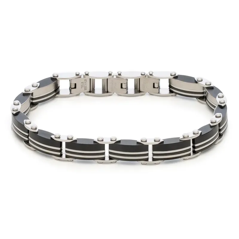 Δίχρωμο βραχιόλι Visetti Stainless Steel 61C-BR412SB 61C-BR412SB Ατσάλι