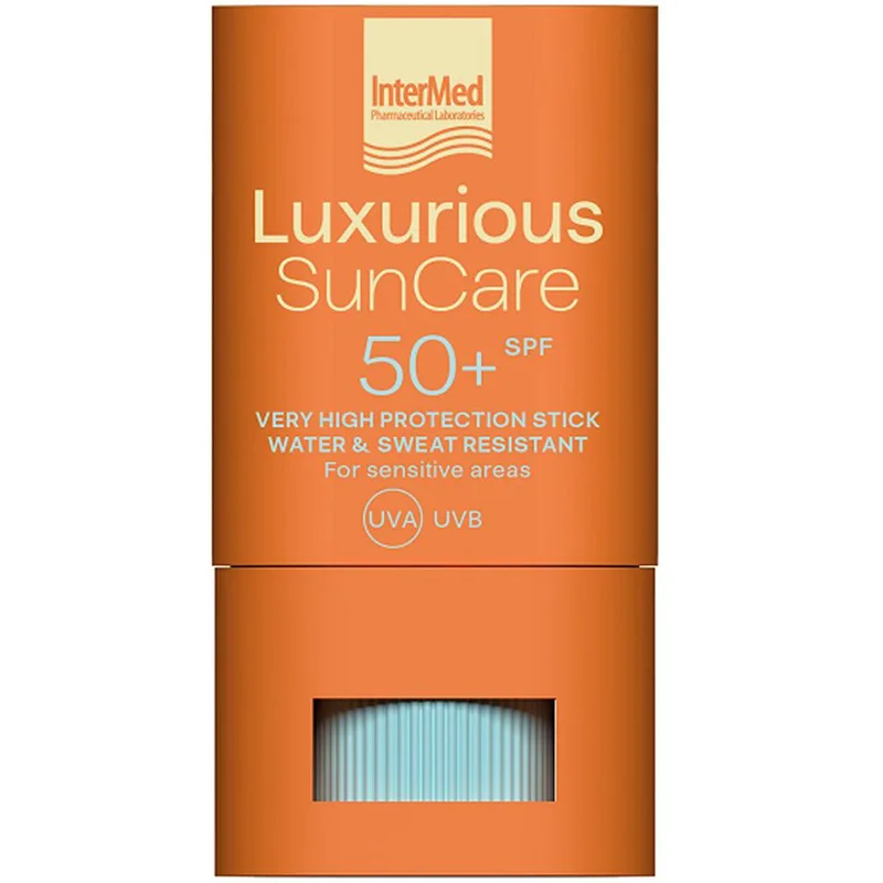 InterMed Luxurious SunCare Spf50+ Στικ Πολύ Υψηλής Αντηλιακής Προστασίας για τις Ευαίσθητες Ζώνες 16g
