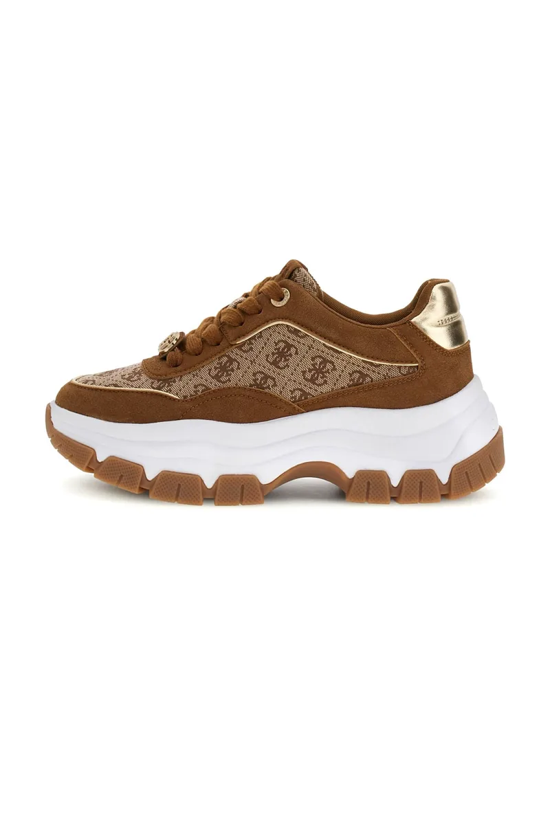 Guess γυναικεία sneakers "Berrett" - FLPBT3FAL12 Μπεζ