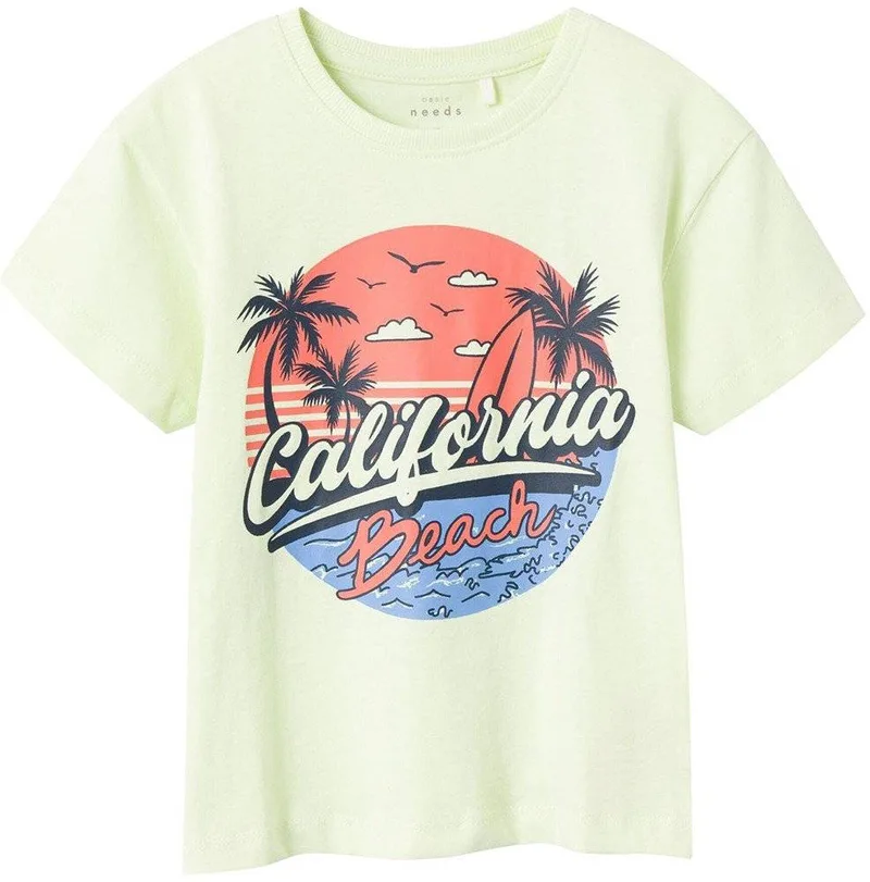 T-SHIRT NAME IT 13215002 NMMVAGNO ΑΝΟΙΧΤΟ ΠΡΑΣΙΝΟ (104 CM)-(4 ΕΤΩΝ)