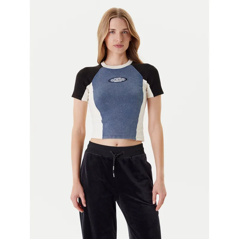 Guess T-Shirt W5YR44 Z2YJ2 Σκούρο μπλε Regular Fit