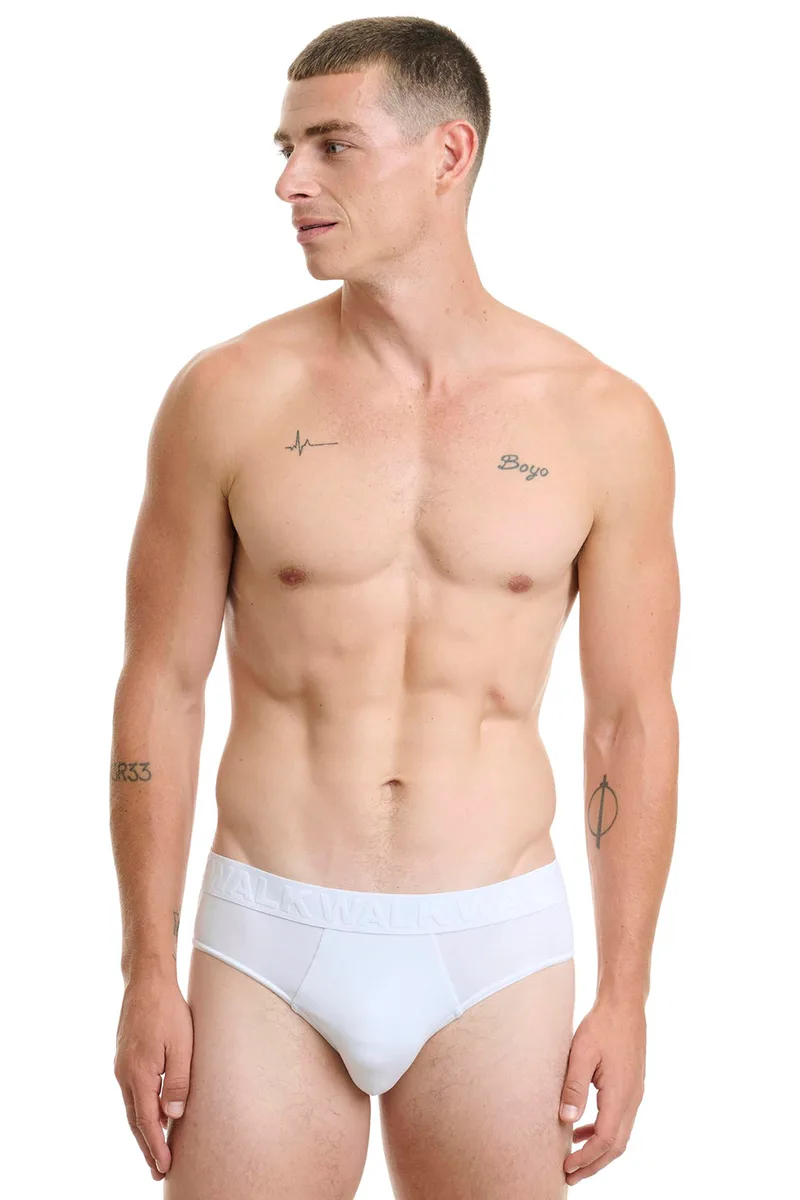 Walk Ανδρικά σλιπάκια Stretch Cotton (2τμχ.) - W1769-1-0101