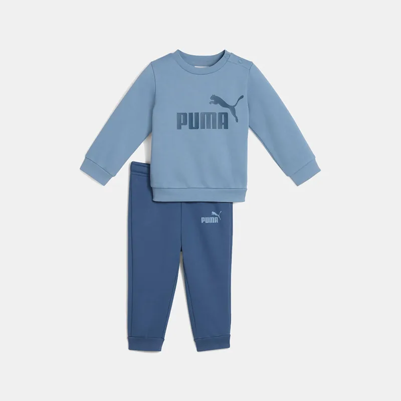 PUMA TODDLERS MINICATS ESSENTIALS CREW SET ΜΠΛΕ