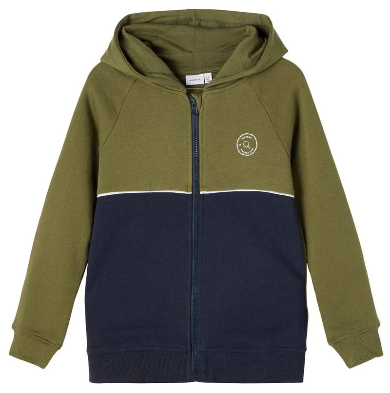 HOODIE ΜΕ ΦΕΡΜΟΥΑΡ NAME IT 13194597 NKMLATOS ΠΡΑΣΙΝΟ/ΜΑΥΡΟ (158-164 CM)-(13-14 ΕΤΩΝ)