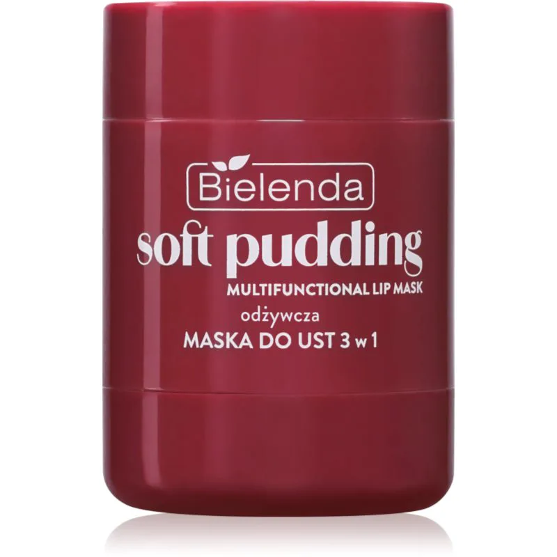 Bielenda Soft Pudding αναγεννητική μάσκα για τα χείλη Very Cherry 12 γρ
