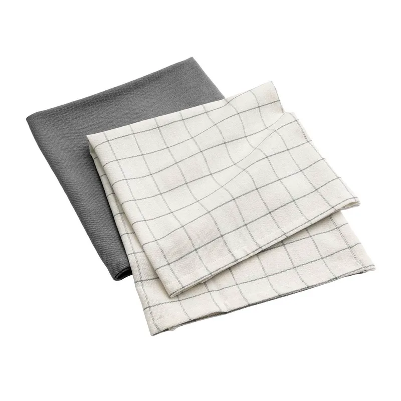Ποτηρόπανα Κουζίνας (Σετ 3τμχ) L-C Gourmet Anthracite 1731417