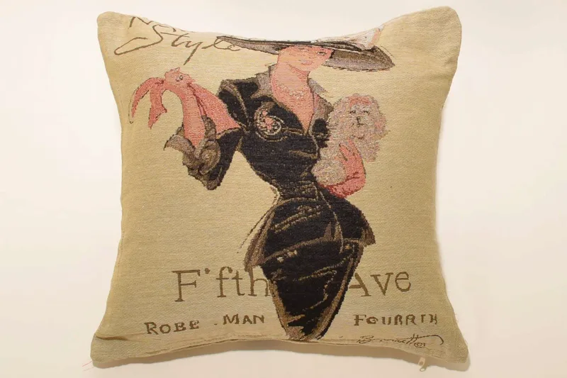 Μαξιλαροθήκη Διακόσμησης Silk Fashion Fifth Avenue 45x45