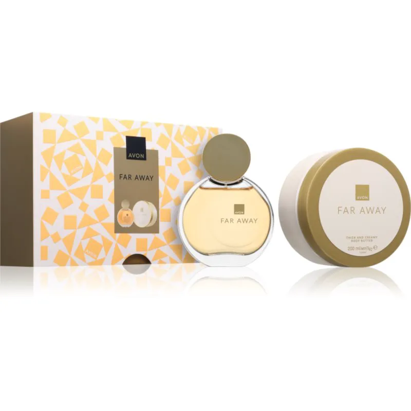 Avon Far Away Giftset σετ δώρου για γυναίκες 2 τμχ