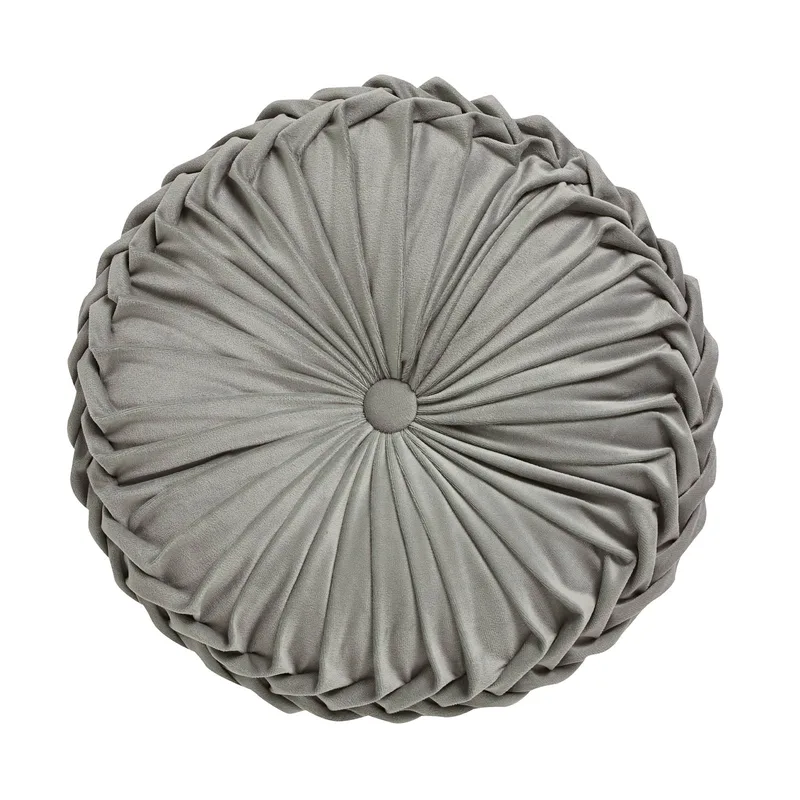 Διακοσμητικό Μαξιλάρι Polyester Φ40εκ. Throws 0251 Γκρι Das Home (Ύφασμα: Polyester, Χρώμα: Γκρι) - Das Home - 533540400251