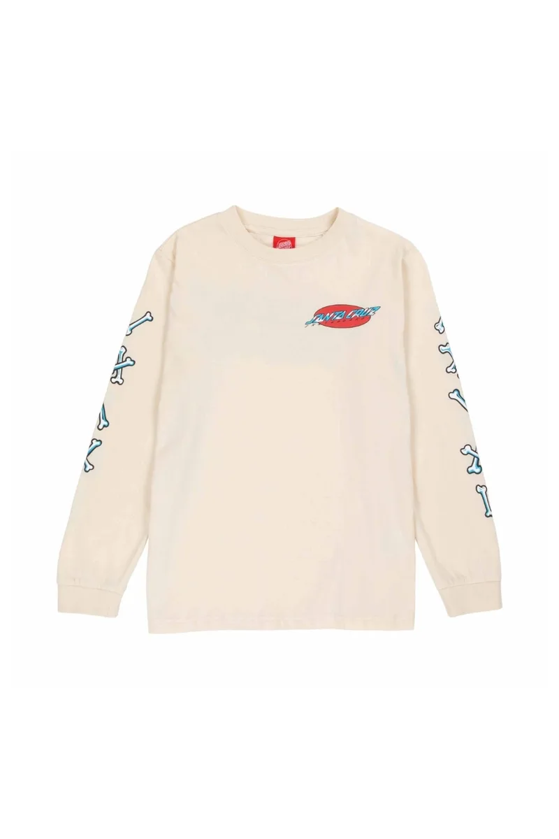 SANTA CRUZ Παιδική Μπλούζα Salba LS - Chalk-SCA-YTL-9121-WHITE