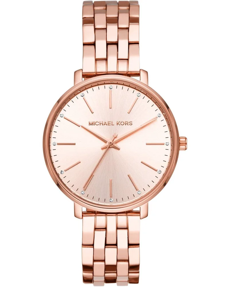 MICHAEL KORS Pyper Crystals - MK3897, Rose Χρυσό case with Stainless Steel Bracelet