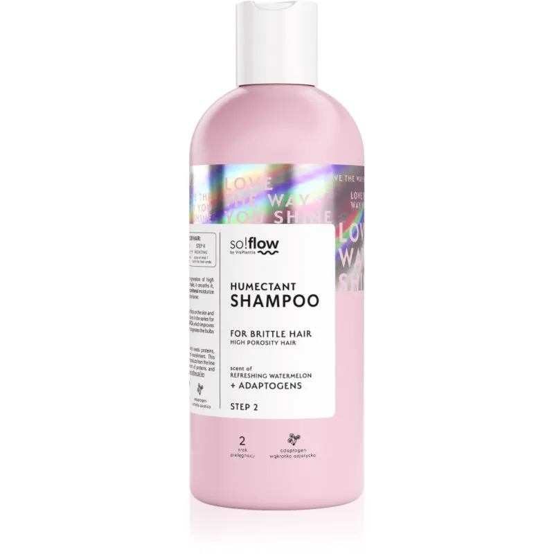 so!flow High Porosity Hair Humectant Shampoo σαμπουάν για εύθραυστα και ταλαιπωρημένα μαλλιά 400 ml