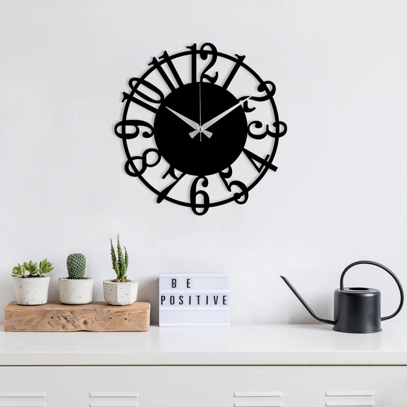 Μεταλλικό Διακοσμητικό Ρολόι Τοίχου Enzoclock - S006 279Enz1406 48x48 cm