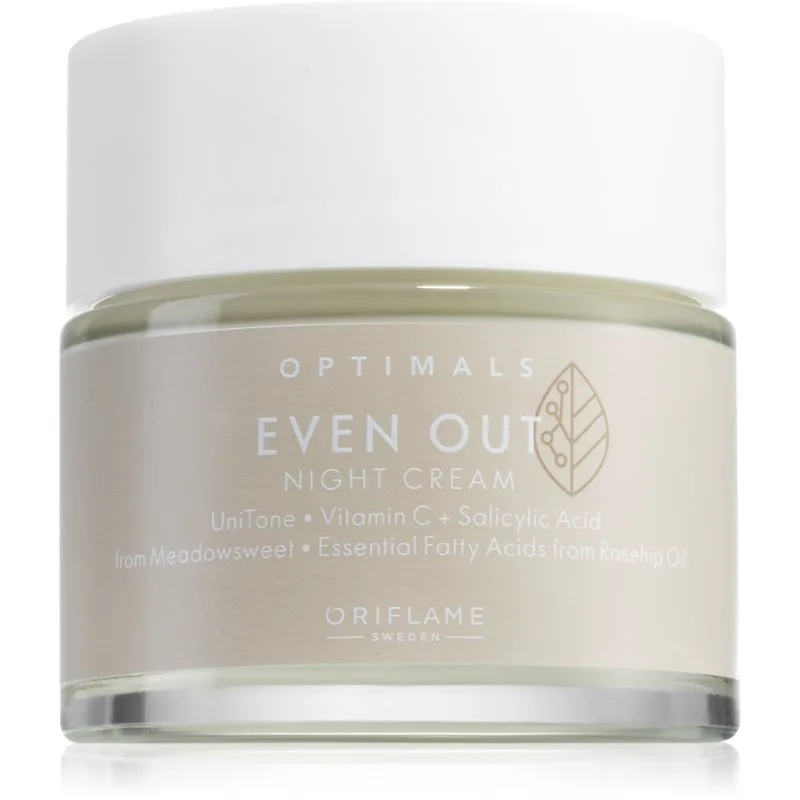 Oriflame Optimals Even Out κρέμα νύχτας για διέγερση της κυτταρικής ανανέωσης 50 ml