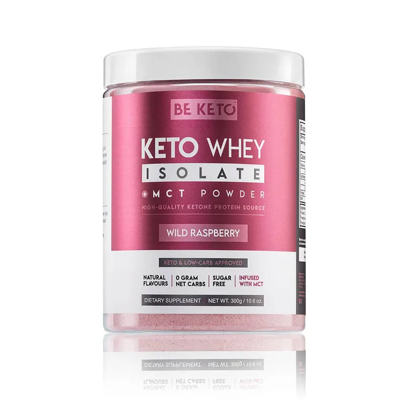 Beketo Κέτο Ρόφημα Πρωτεΐνης Whey Σμέουρο MCT (300g)