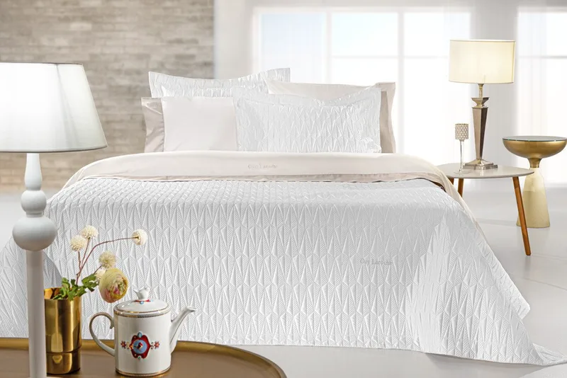 Σετ Κουβερλί King Size 3 Τεμαχίων Guy Laroche Ruby White 240x250