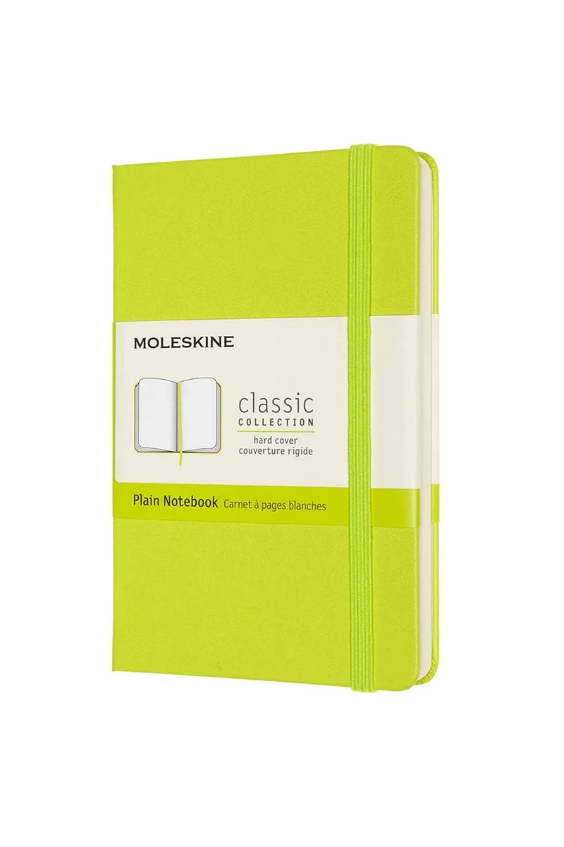 Moleskine σημειωματάριο "Plain Notebook Lemon Green" - QP012C2