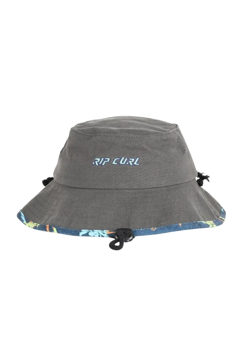 RIP CURL Παιδικό Καπέλο COMBO MID BRIM HAT YOUTH - ΜΑΥΡΟ-1DEBHE-BLACK