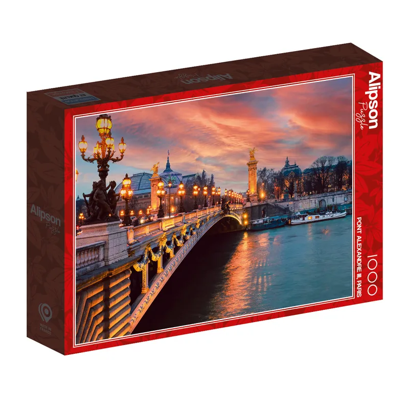 Alipson Puzzle-50013-Pont Alexandre III, Παρίσι - Παζλ 1000 Pieces
